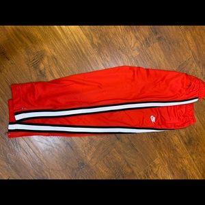 Red nike sweatpants